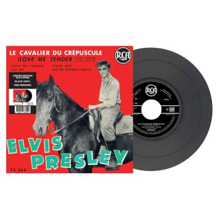 Elvis Presley - Le Cavalier Du Crépusculte: Love Me Tender (Zwart Vinyl) EP 7" Vinyl | Elvis Presley