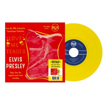 Elvis Presley - Love Me Tender - EP Etranger N14 (Geel Vinyl) | Fiftiesstore