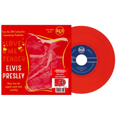 Elvis Presley - Love Me Tender - EP Etranger N14 (Rood Vinyl) | Fiftiesstore