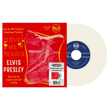 Elvis Presley - Love Me Tender - EP Etranger N14 (Transparant Vinyl) | Fiftiesstore