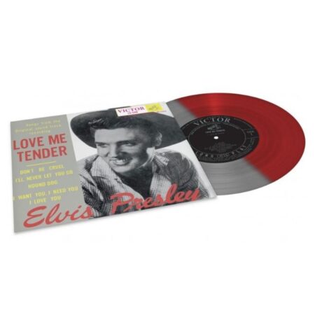 Elvis Presley - Love Me Tender (Rood & Zilver) 10" Vinyl | Fiftiesstore