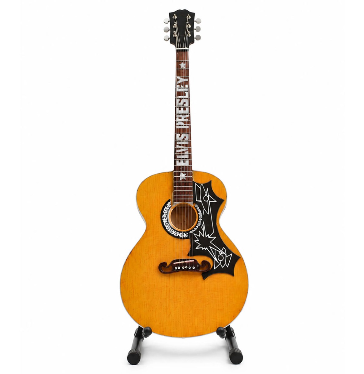Elvis Presley Mini Gitaar op Standaard 25 cm | Elvis Presley
