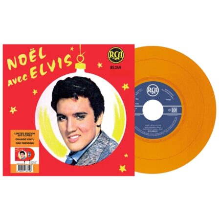 Elvis Presley - Noël Avec Elvis (Oranje Vinyl) EP 7" Vinyl | Elvis Presley