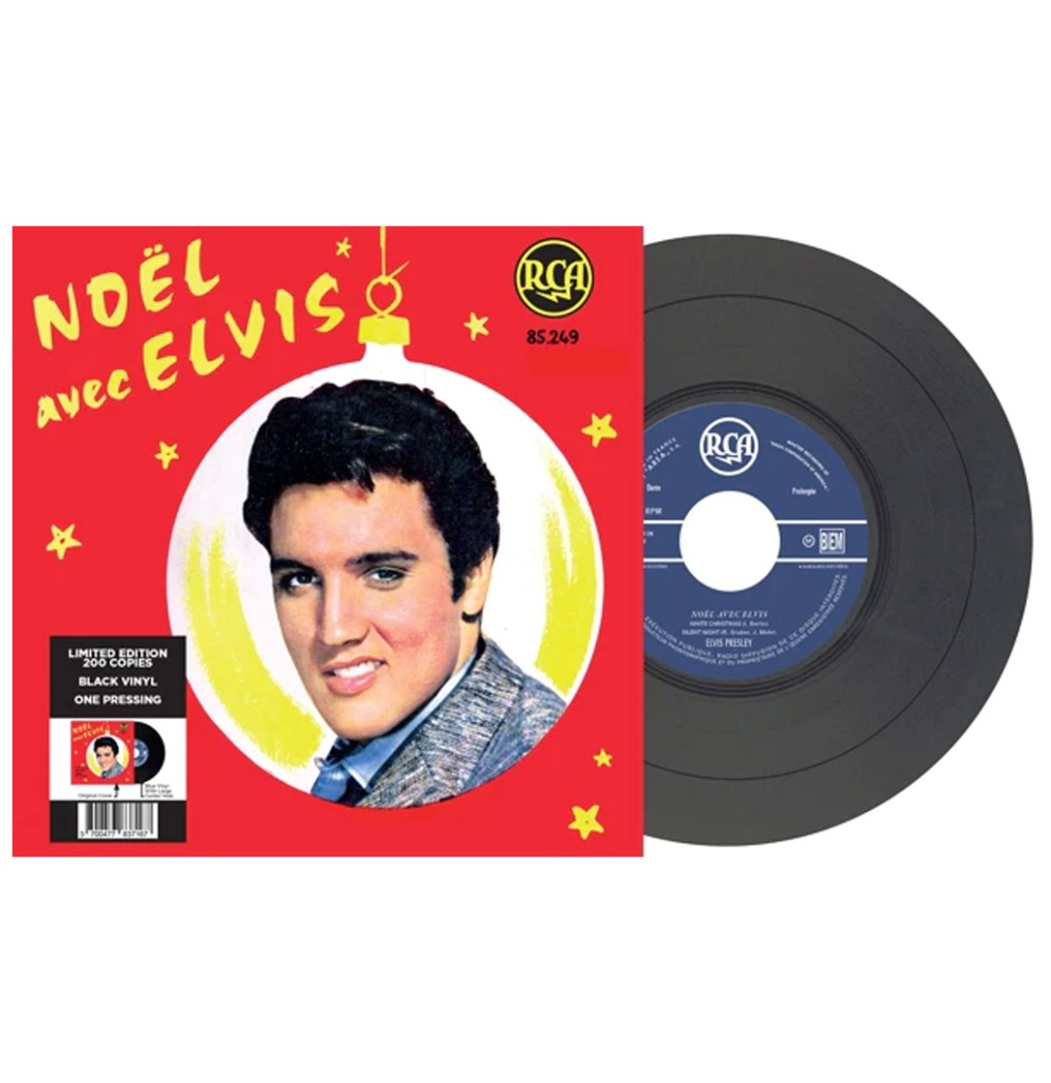 Elvis Presley - Noël Avec Elvis (Zwart Vinyl) EP 7" Vinyl | Elvis Presley