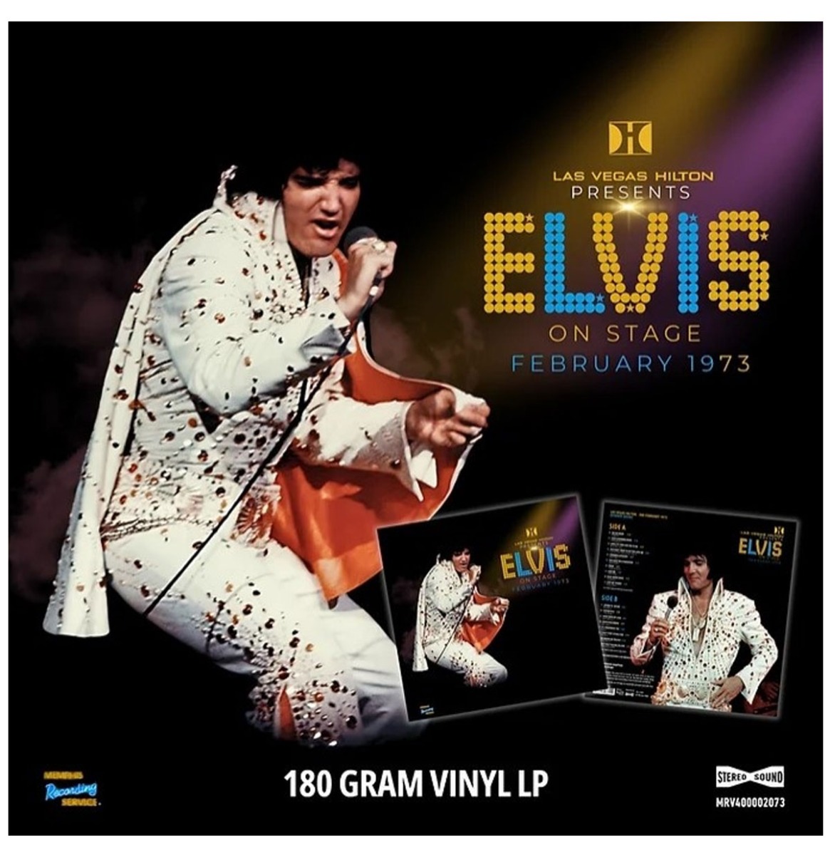 Elvis Presley On Stage February 1973 - ZWART VINYL - MRS (LP) | Elvis Presley