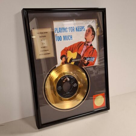 Elvis Presley - Playing For Keeps 24KT Gouden Plaat Single (LP) | Elvis Presley