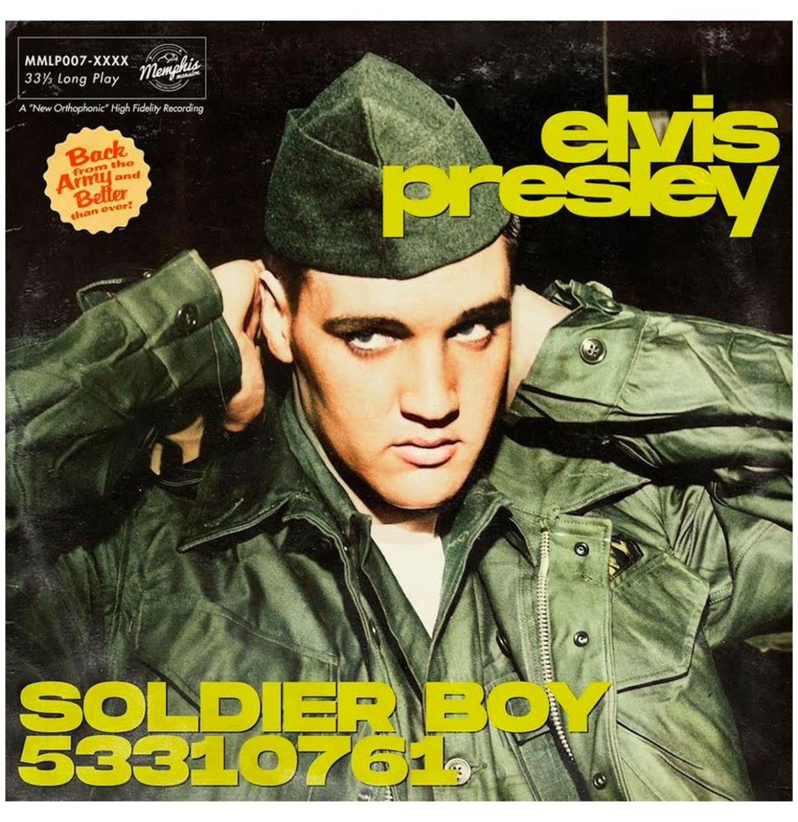 Elvis Presley - Soldier Boy 53310761 - Geel Vinyl Gelimiteerde Oplage | Elvis Presley