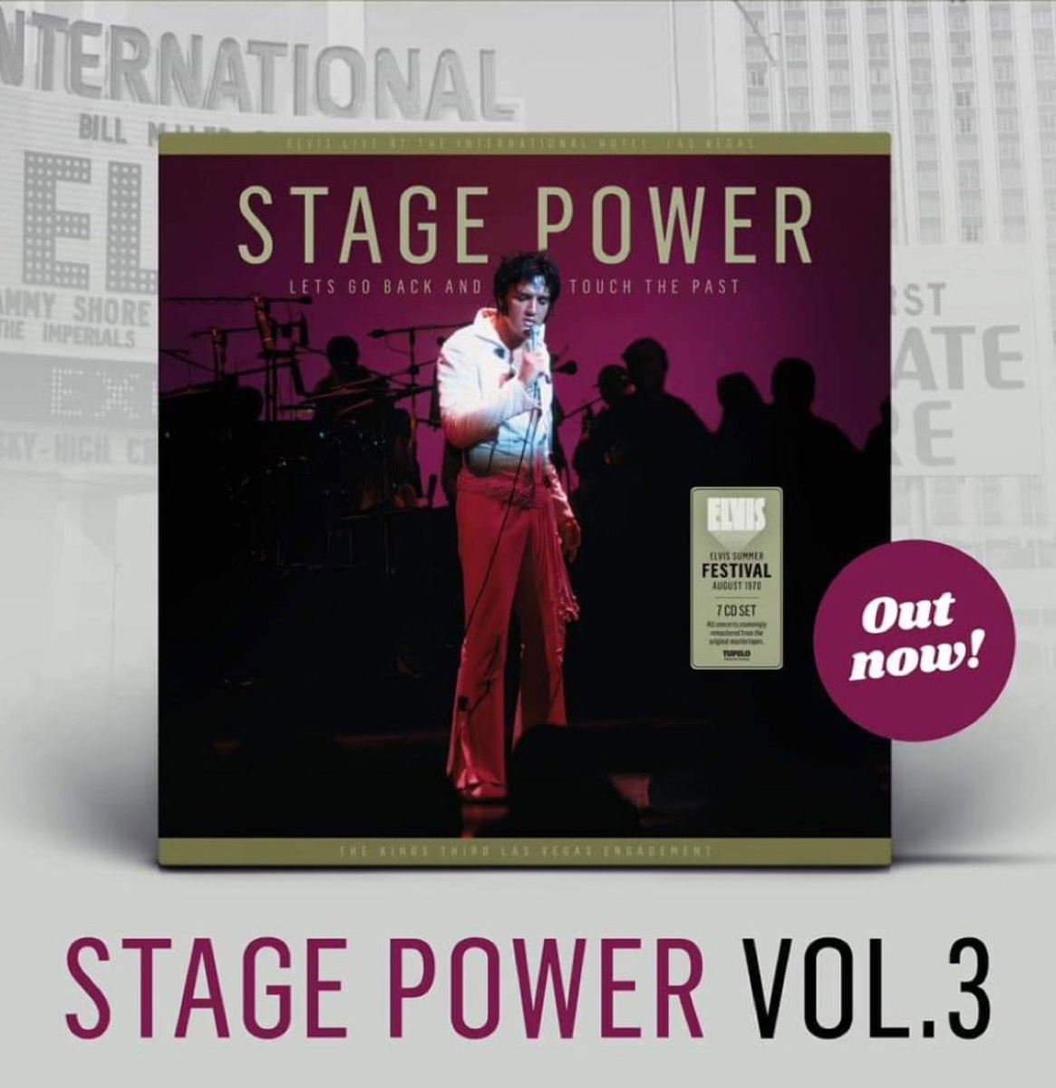 Elvis Presley - Stage Power Volume 3 7-CD Set Summer Festival August 1970 | Elvis Presley