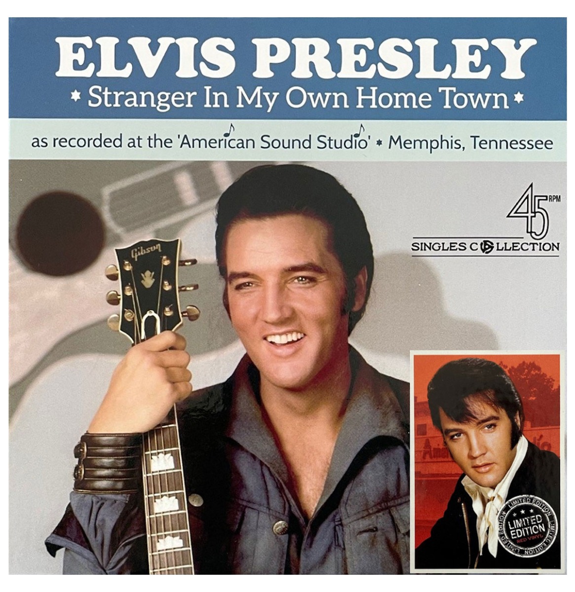 Elvis Presley - Stranger In My Own Home Town Singles Collectie - Beperkte Oplage - Blauw Gekleurd Vinyl (LP) | Elvis Presley