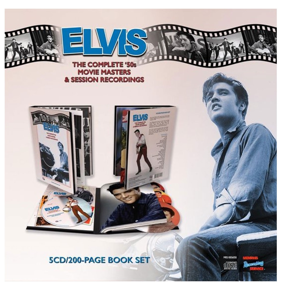 Elvis Presley - The Complete 50's Movie Masters & Session Recordings - 5-CD Box + 200-Page Boek Set | Fiftiesstore