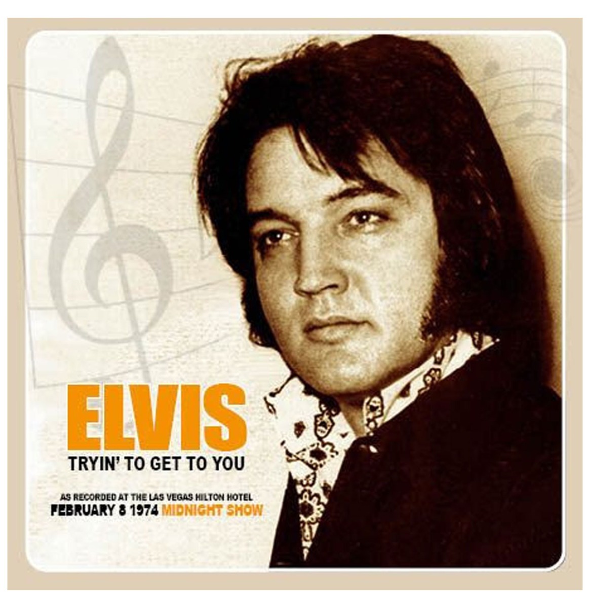 Elvis Presley - Tryin' To Get To You CD - Vegas Hilton