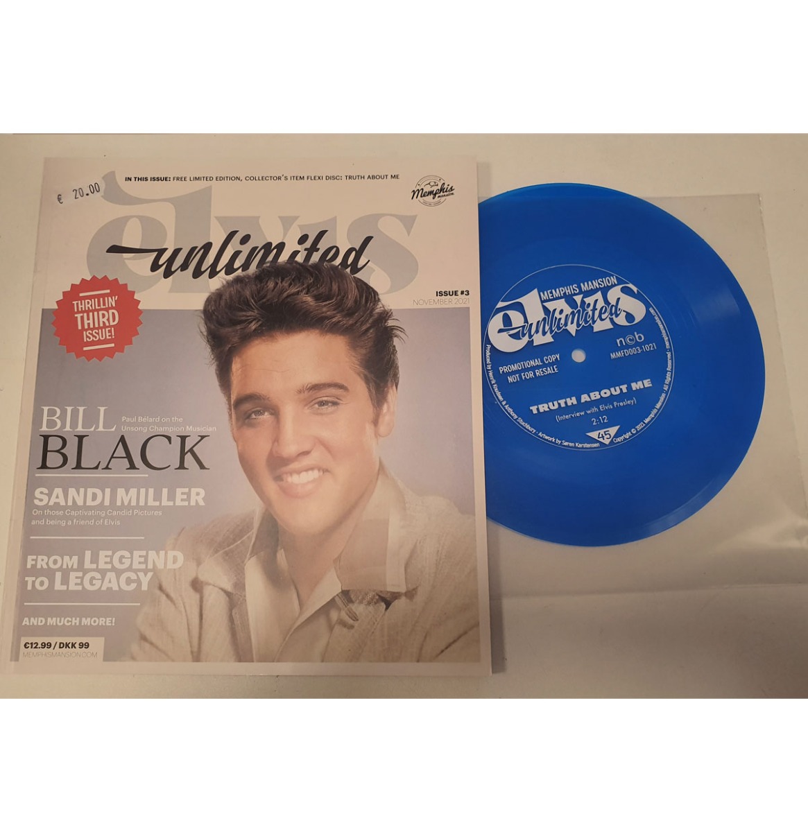 Elvis Presley Unlimited Magazine #3 incl. Flexi Disco Truth About Me | Fiftiesstore