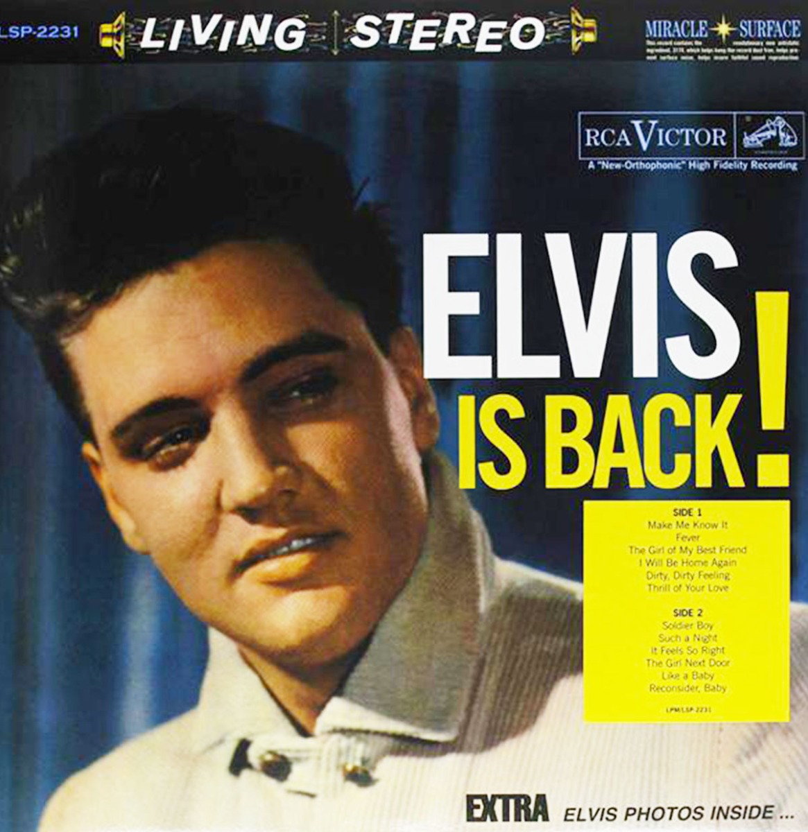 Elvis Presley With The Jordanaires - Elvis Is Back! Speakers Corner (LP) | Fiftiesstore