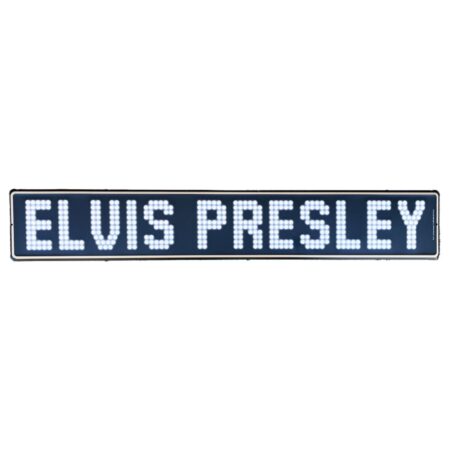 Elvis Presley 'Light Dots' Metalen Straatnaambord - 91 x 15 cm | Elvis Presley