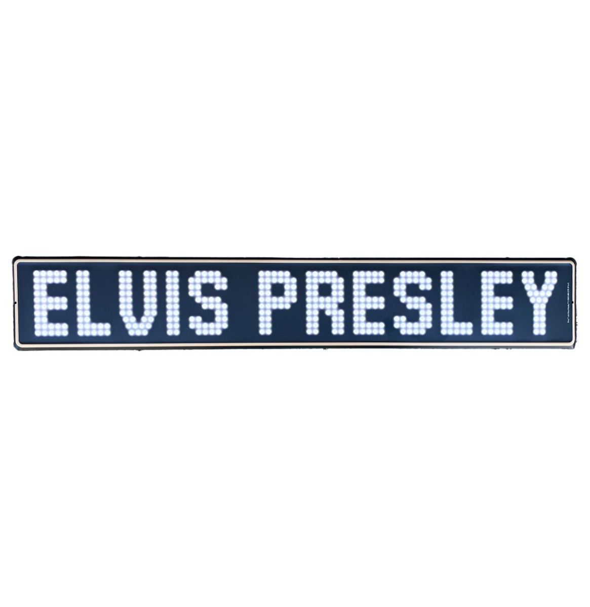 Elvis Presley 'Light Dots' Metalen Straatnaambord - 91 x 15 cm | Elvis Presley