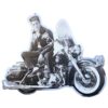 Elvis Presley op Motor Die-Cut Metalen Wandbord - 59