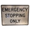 Emergency Stopping Only Metalen Straatbord - 123 x 92 cm | The Dutch Pickers