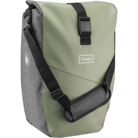 Enkele Fietstas Solobag 24L olijf-grijs | Clarijs