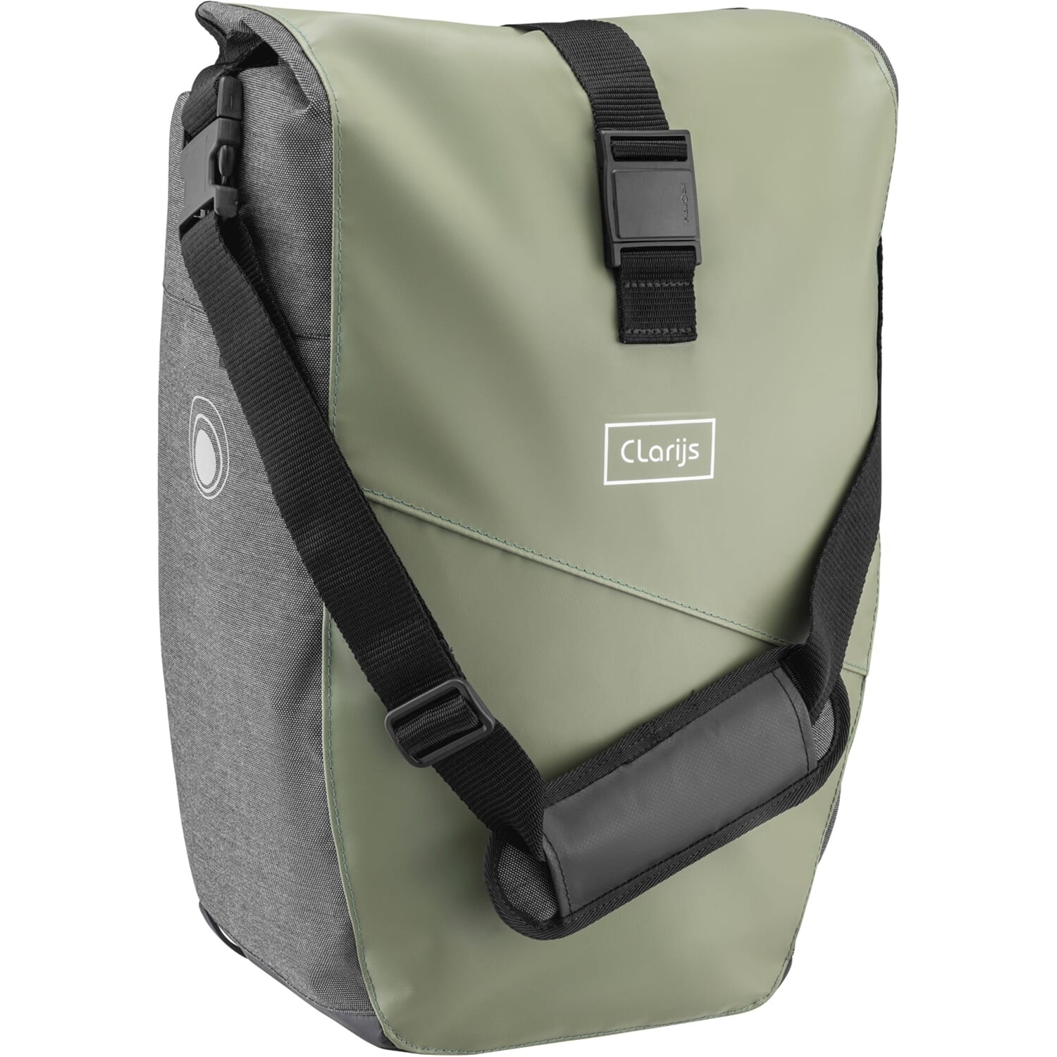 Enkele Fietstas Solobag 24L olijf-grijs | Clarijs