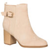 Enkellaars Christel Beige | Fashionize