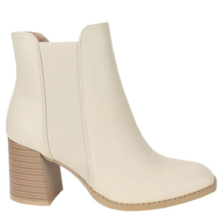 Enkellaars Joanne Beige | Fashionize