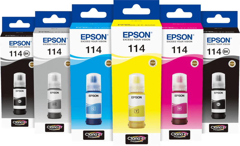 Epson 114 Inktflesje 6-kleuren bundel