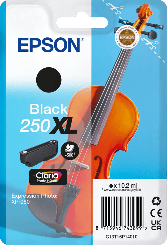 Epson 250XL Cartridge Zwart
