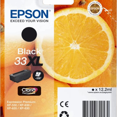 Epson 33XL Cartridge Zwart