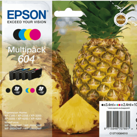 Epson 604 Cartridge Combo Pack