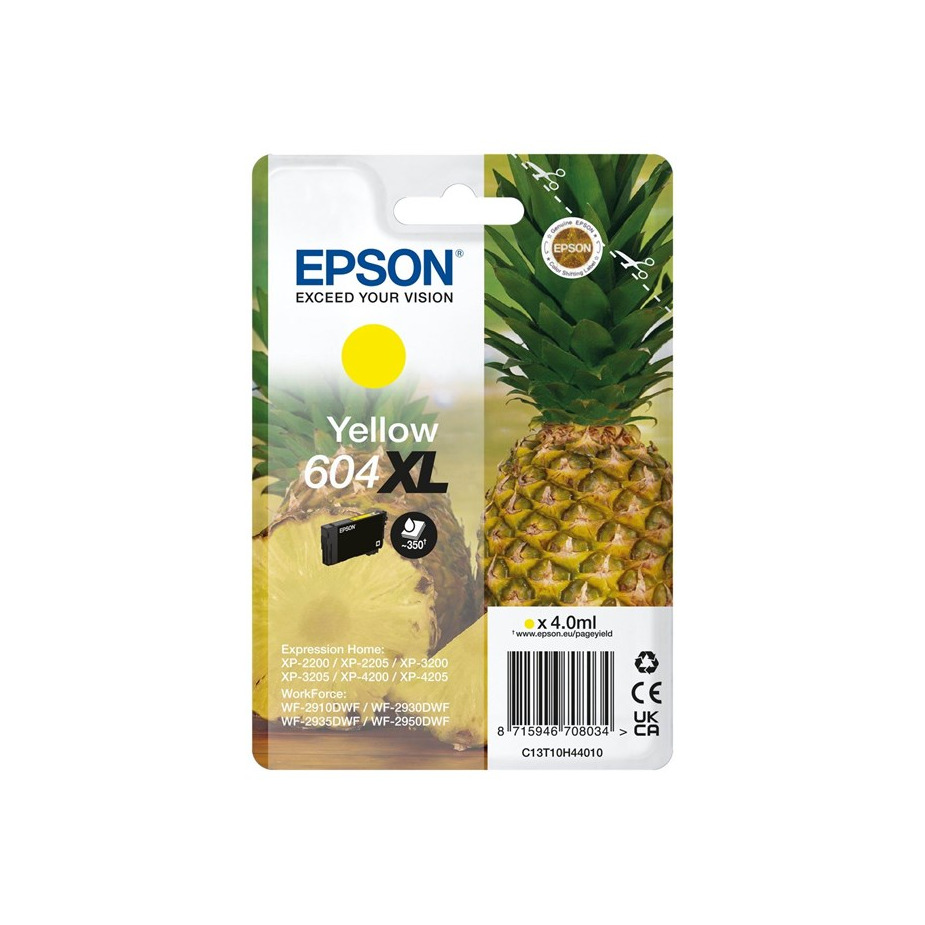 Epson 604XL Cartridge Inkt Geel | Epson