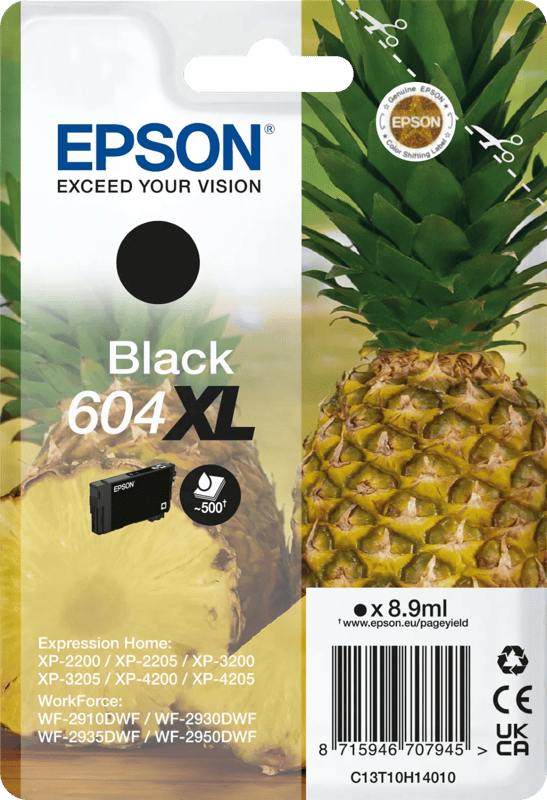 Epson 604XL Cartridge Zwart