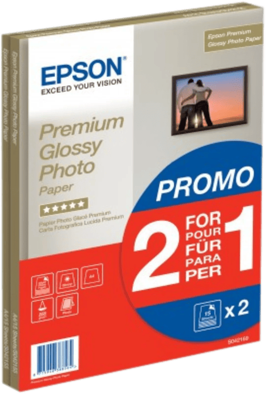 Epson Premium Glossy Fotopapier 30 vel (A4)