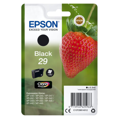 Epson T2981 Cartridge Inkt Zwart | Epson