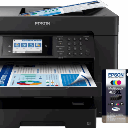 Epson WorkForce WF-7840DTWF + 1 set extra XL cartridges