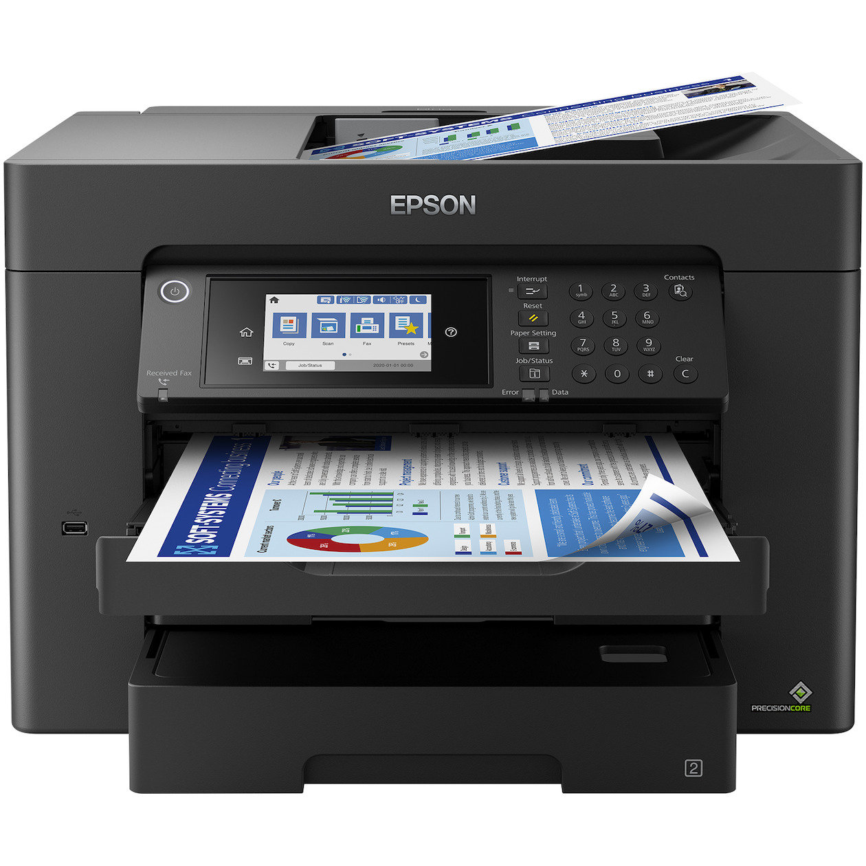 Epson WorkForce WF-7840DTWF All-in-one inkjet printer Zwart | Epson