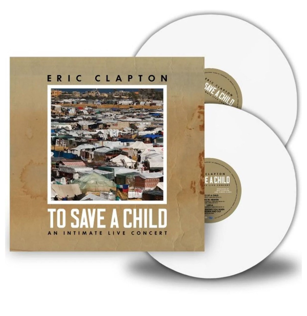Eric Clapton - To Save A Child An Intimate Live Concert (Wit Vinyl) 2 (LP) | Fiftiesstore