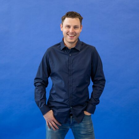 Essential Dark Blue Overhemd-L Lureaux - Handgemaakte Nette Schoenen Voor Heren | Lureaux