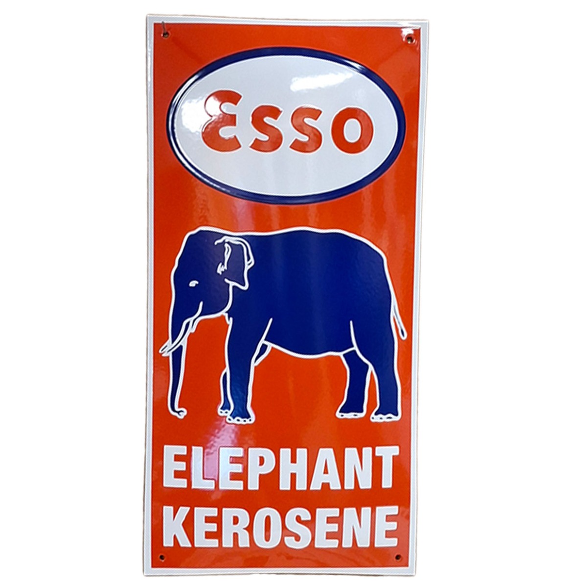 Esso Elephant Kerosene Emaille Bord - 60 x 30cm | Esso