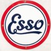 Esso Logo Emaille Bord 12" / 30 cm | Esso