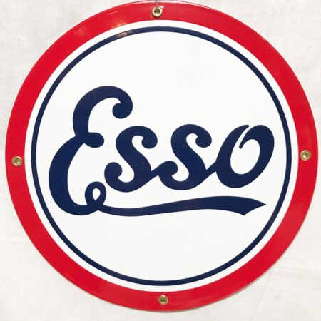 Esso Logo Emaille Bord 12" / 30 cm | Esso