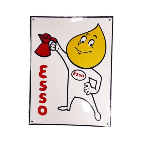 Esso Man Oliekan Emaille Bord - 40 x 30cm | Esso