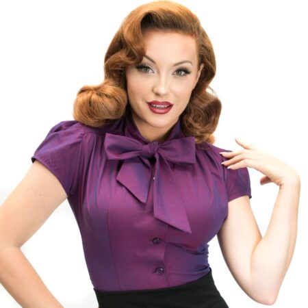 Estelle Blouse Amethyst-XXXXL | 21% korting | Heart of Haute