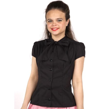 Estelle Blouse Black-XXXL | 25% korting | Heart of Haute
