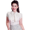 Estelle Blouse Ivory-L | 35% korting | Heart of Haute