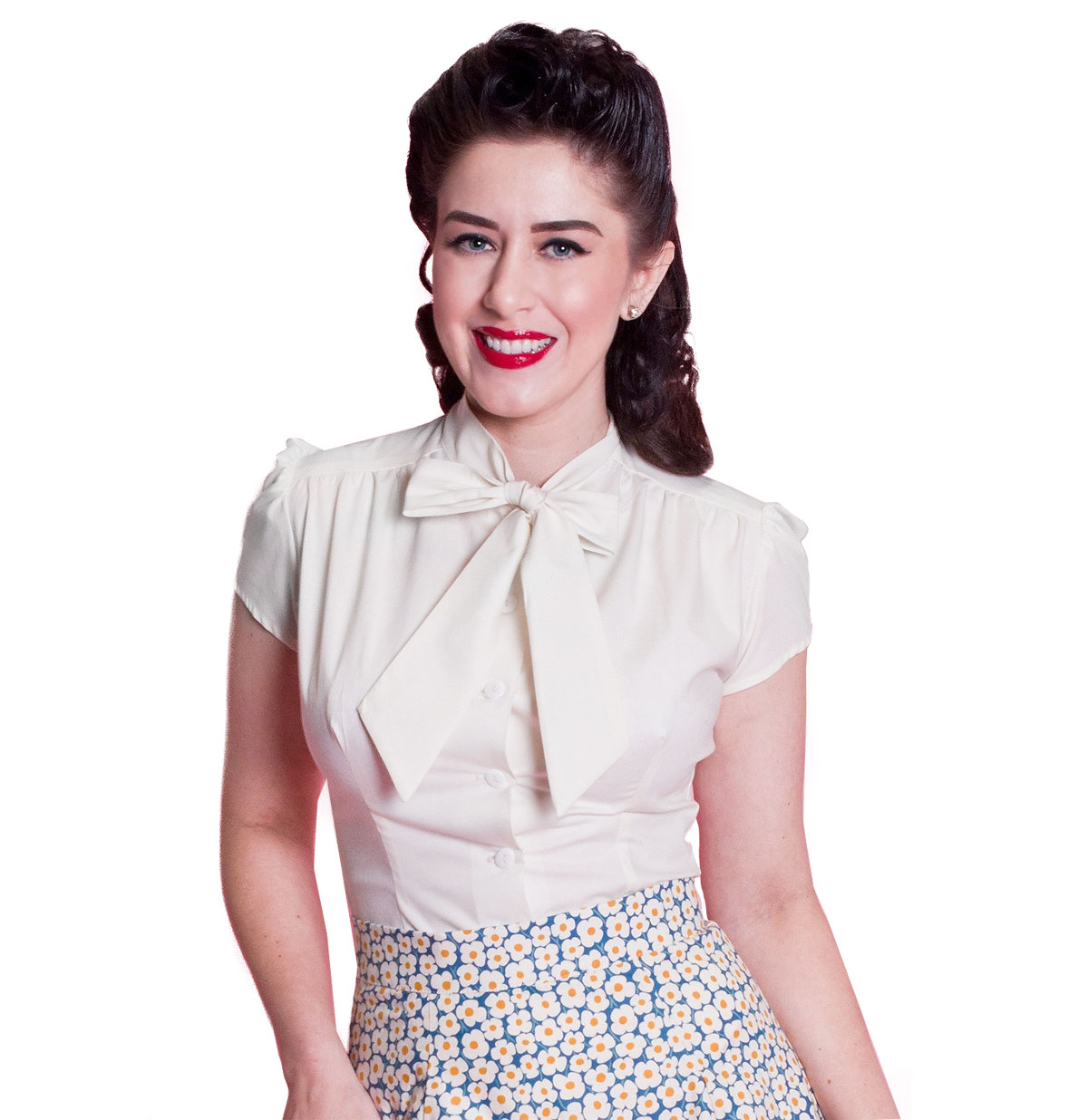 Estelle Blouse Ivory-L | 35% korting | Heart of Haute