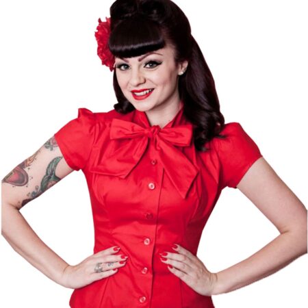 Estelle Blouse Red-XXXL | 21% korting | Heart of Haute