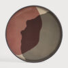 Ethnicraft Rond Dienblad 'Combined Dots' 92cm