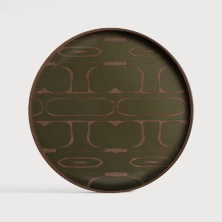 Ethnicraft Rond Dienblad 'Second Nature' 30cm