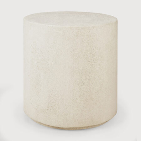 Ethnicraft Ronde Bijzettafel 'Elements' Microcement