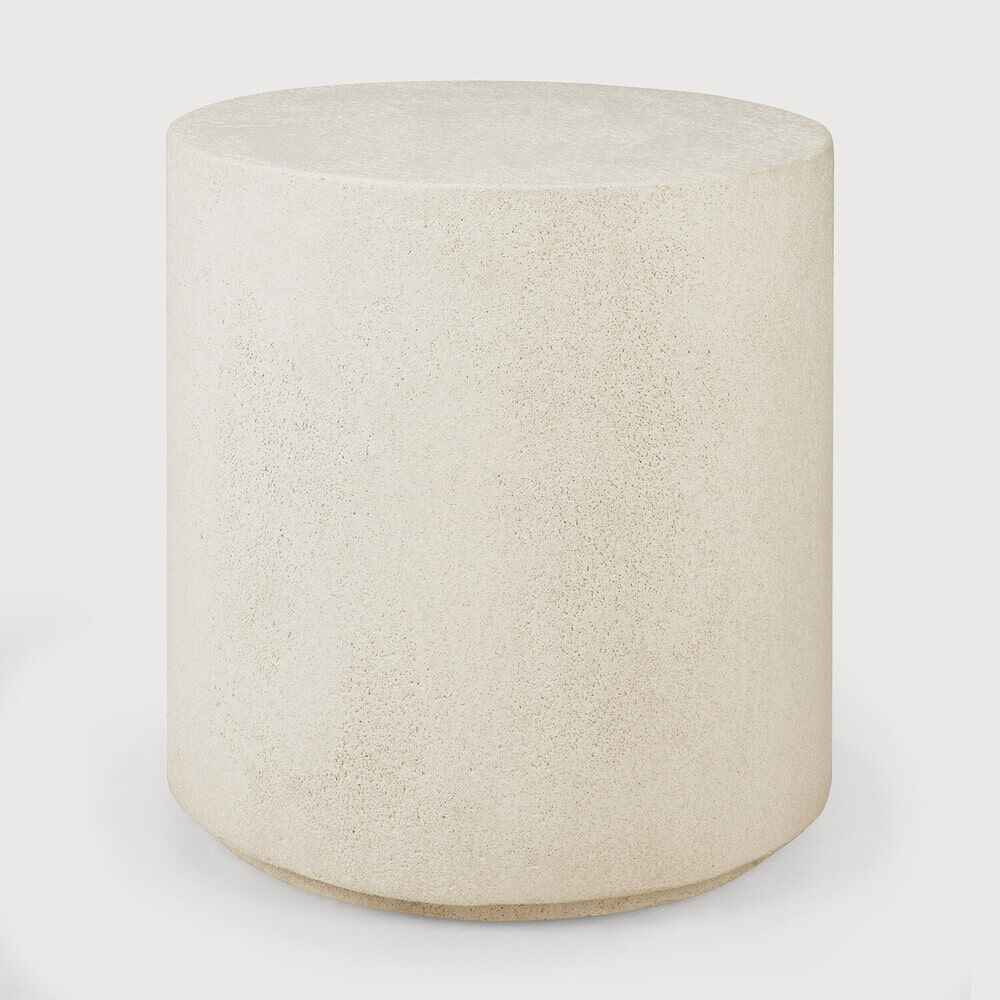 Ethnicraft Ronde Bijzettafel 'Elements' Microcement